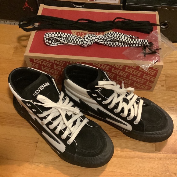 Revenge x Storms Volume 2 High Top Black White Mens Size 9 - Picture 5 of 15